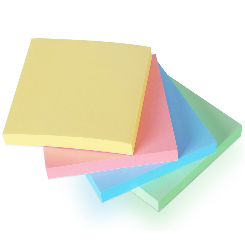 得力（deli） 7151 彩色系列百事貼/便簽紙 4色裝 76*76mm_http://02394.cn/img/images/C201902/1551159066574.jpg