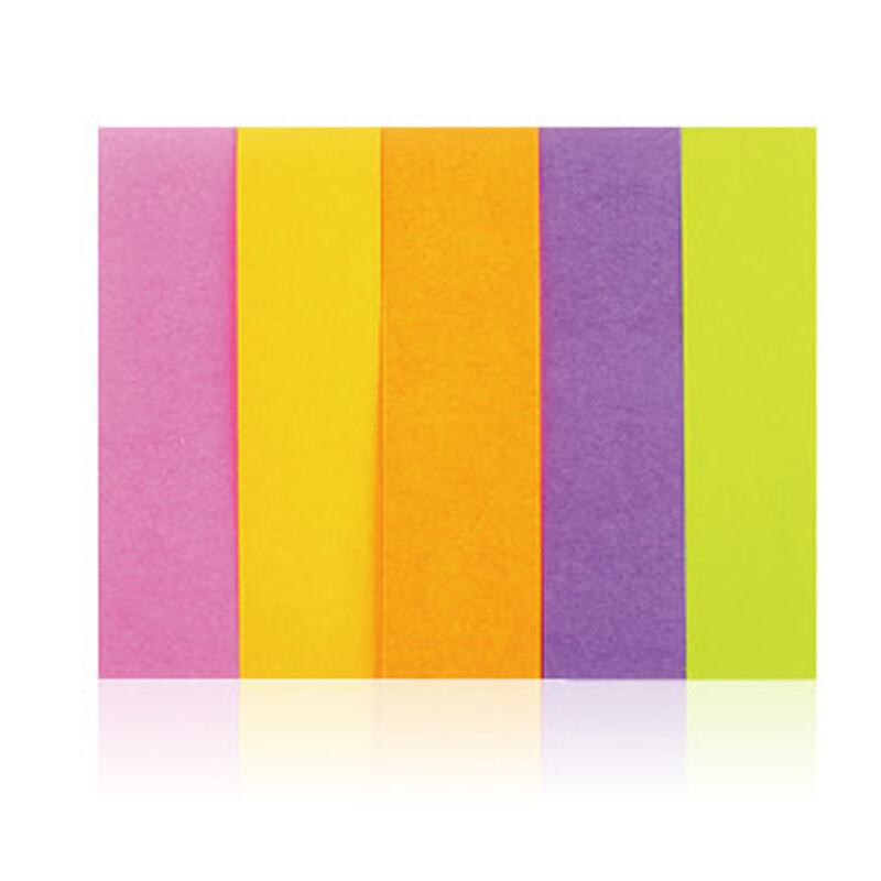 3M（Post-it） 670-5AN 熒光指示標(biāo)簽/報(bào)事貼/分頁標(biāo)簽 13×51mm 100張*5色/包_http://02394.cn/img/images/C201902/1551164102250.jpg