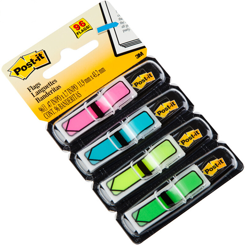 3M（Post-it） 684-ARR4 箭頭指示標(biāo)簽/報(bào)事貼 24片*4色/包_http://02394.cn/img/images/C201902/1551164402002.jpg