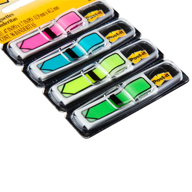 3M（Post-it） 684-ARR4 箭頭指示標(biāo)簽/報(bào)事貼 24片*4色/包_http://02394.cn/img/images/C201902/1551164402023.jpg