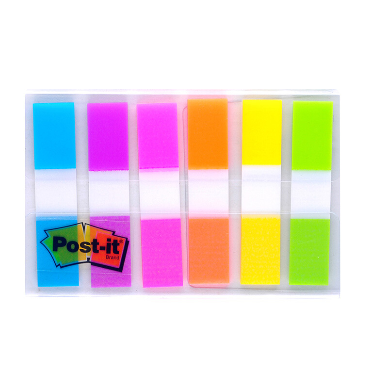 3M（Post-it） 683-9CF 透明抽取式指示標簽 12*44mm 10張*9色/包_http://02394.cn/img/images/C201902/1551167452736.jpg