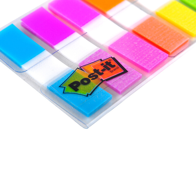 3M（Post-it） 683-9CF 透明抽取式指示標簽 12*44mm 10張*9色/包_http://02394.cn/img/images/C201902/1551167452746.jpg