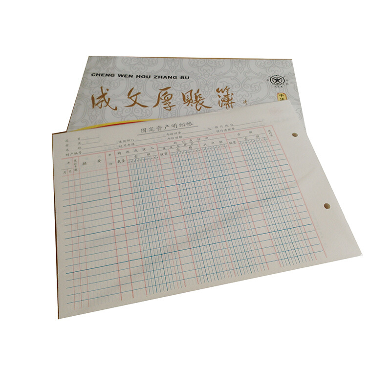 成文厚 528-1 固定資產(chǎn)明細賬賬頁 16K 100頁/包_http://02394.cn/img/images/C201903/1551667916914.jpg