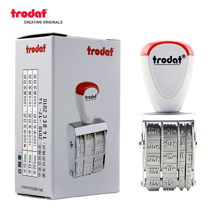 卓達(dá)（trodat） 1000 8位中文轉(zhuǎn)輪日期印章 字高3mm_http://02394.cn/img/images/C201903/1551772948355.jpg