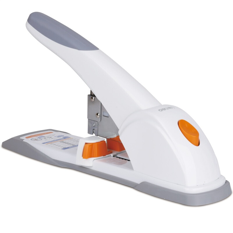 得力（deli） 0486  重型厚層訂書機120張（236-2317）白色_http://02394.cn/img/images/C201903/1551774564557.jpg