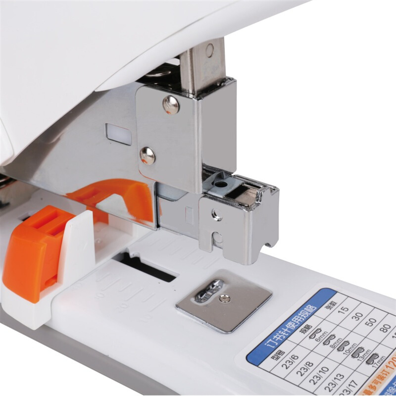 得力（deli） 0486  重型厚層訂書機120張（236-2317）白色_http://02394.cn/img/images/C201903/1551774564578.jpg