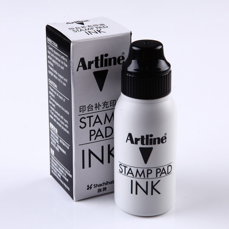 旗牌（Artline） 雅麗ESA-2N 辦公印臺(tái)補(bǔ)充印油50ml(黑色)_http://02394.cn/img/images/C201903/1552013009926.jpg