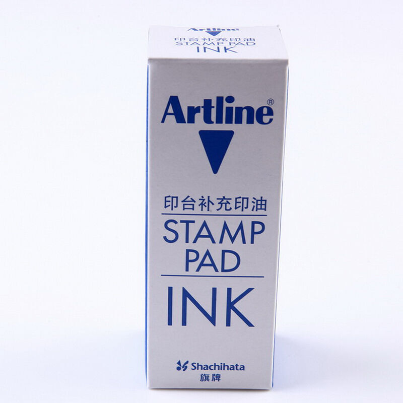 旗牌（Artline） 雅麗ESA-2N 辦公印臺補(bǔ)充印油50ml(藍(lán)色)_http://02394.cn/img/images/C201903/1552013074402.jpg