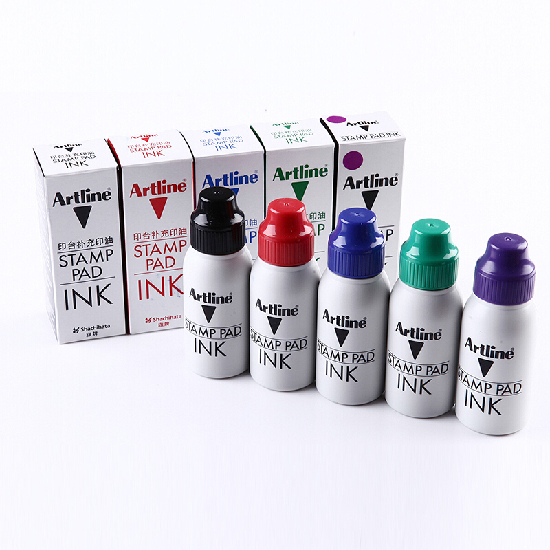旗牌（Artline） 雅麗ESA-2N 辦公印臺補(bǔ)充印油50ml(藍(lán)色)_http://02394.cn/img/images/C201903/1552013074423.jpg