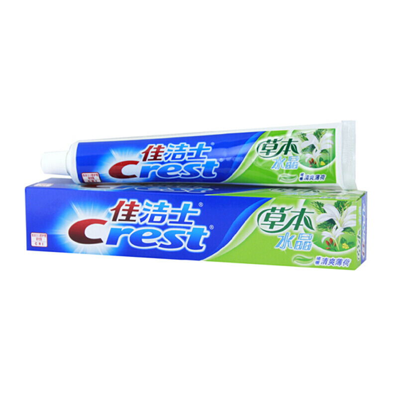 佳潔士（CREST） 草本水晶牙膏（清爽薄荷香型）90g_http://02394.cn/img/images/C201903/1552036235088.jpg