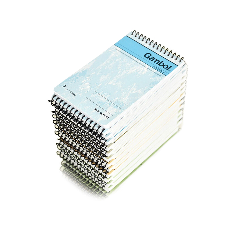 渡邊（Gambol） SA7506 螺旋豎翻筆記本 A7/50頁 24本/包 (包)_http://02394.cn/img/images/C201903/1552284283436.jpg
