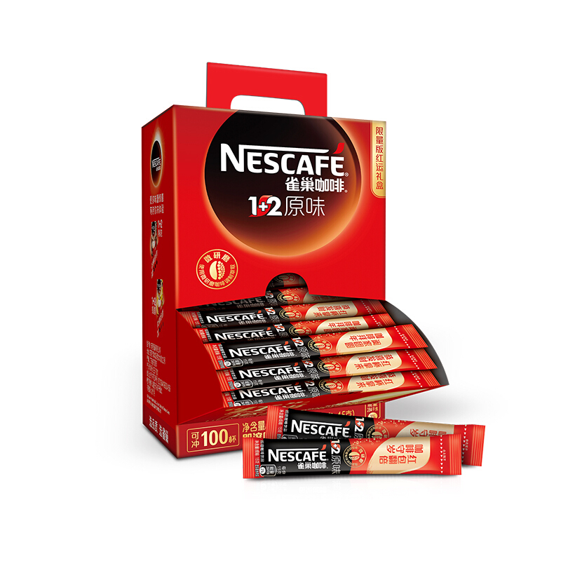 雀巢（Nestle） 咖啡1+2原味速溶咖啡飲品100條1500g_http://02394.cn/img/images/C201903/1552456060774.jpg