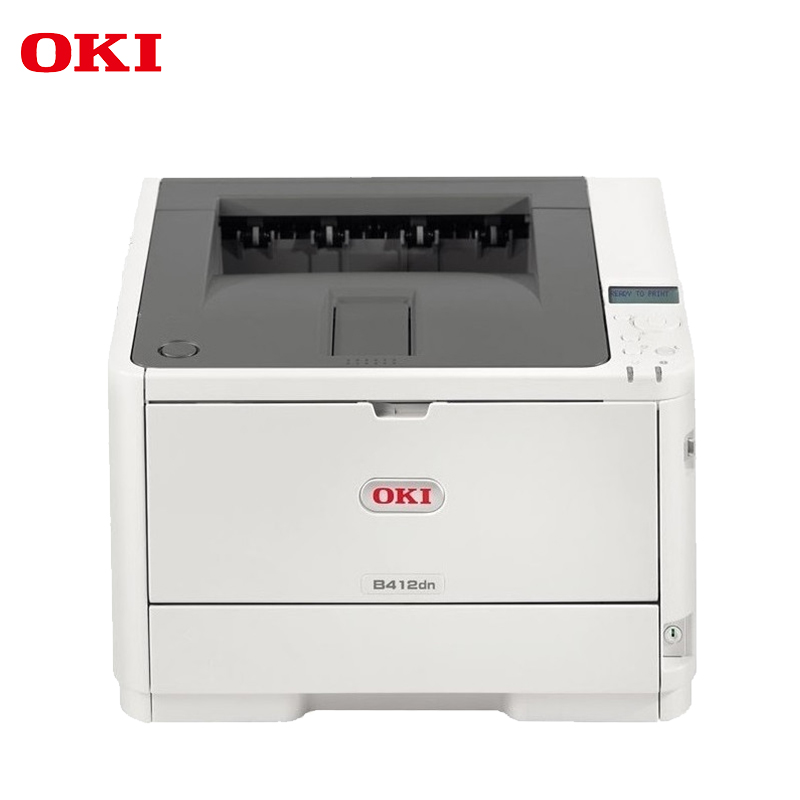 OKI B412DN 黑白LED 激光打印機 A4辦公殯儀館打印長紙 挽聯(lián) 膠片不干膠雙面打印_http://02394.cn/img/images/C201904/1554095101332.jpg