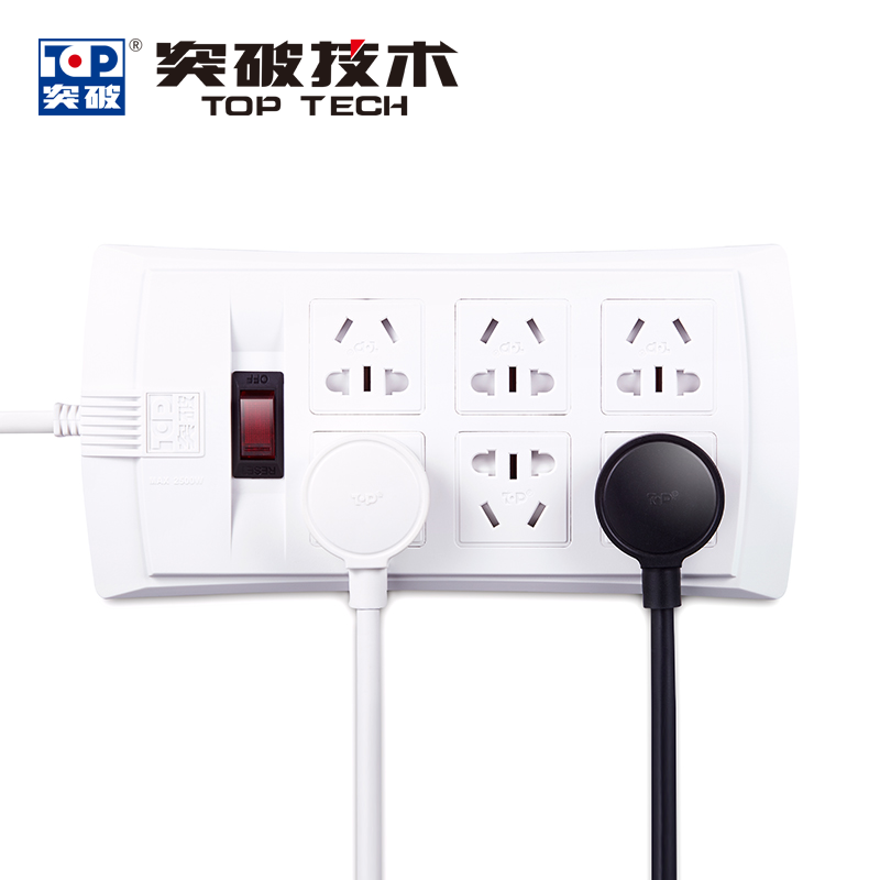 突破 D1K62(原TZ-C162)*6位總控*過載保護、保護門*新國標插座 (10米)_http://02394.cn/img/images/C201906/1561018021126.png