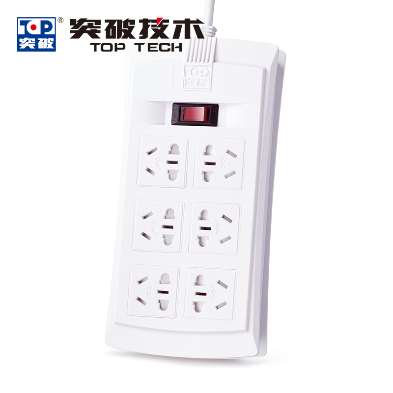 突破 D1K62(原TZ-C162)*6位總控*過載保護(hù)、保護(hù)門*新國標(biāo)插座 (3米)_http://02394.cn/img/images/C201906/1561018034842.png