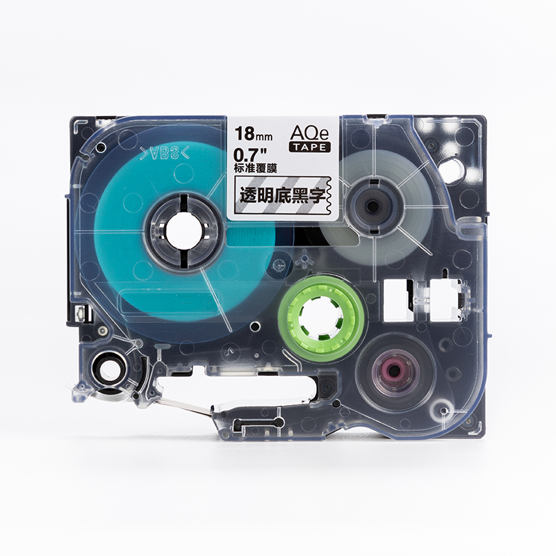愛墨 AQe-151（24mm）標準覆膜標簽打印機色帶 紅底黑字_http://02394.cn/img/images/C201907/1564048856414.jpg