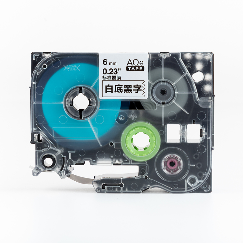 愛墨 AQe-131（12mm）標(biāo)準(zhǔn)覆膜標(biāo)簽打印機(jī)色帶 紅底黑字_http://02394.cn/img/images/C201907/1564102878854.jpg