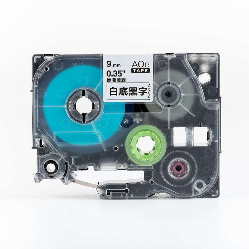愛墨 AQe-131（12mm）標(biāo)準(zhǔn)覆膜標(biāo)簽打印機(jī)色帶 紅底黑字_http://02394.cn/img/images/C201907/1564102878901.jpg