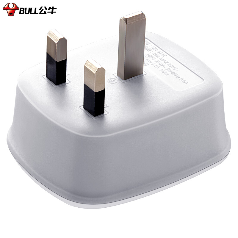公牛（BULL） 電源旅行轉(zhuǎn)換器插座/轉(zhuǎn)換插頭 GN-L01CE(USB英標(biāo)轉(zhuǎn)國標(biāo)（國外使用）)_http://02394.cn/img/images/C201910/1570688630672.jpg