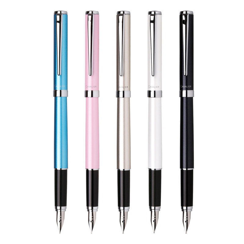 百樂(lè)（PILOT）FCAN3SRCGDF-I30B-ZH  Cavalier卡佛里亞鋼筆墨水套裝禮盒成人學(xué)生書寫練字送禮 (M尖/粉色)_http://02394.cn/img/images/C201910/1571020770751.jpg