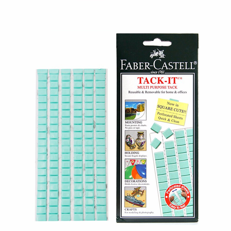 輝柏嘉(Faber-Castell) 粘土免釘藍(lán)白雙面膠泥寶貼無痕膠照片墻膠黏土模型工具膠 藍(lán)色款75克_http://02394.cn/img/images/C201910/1571206925228.jpg