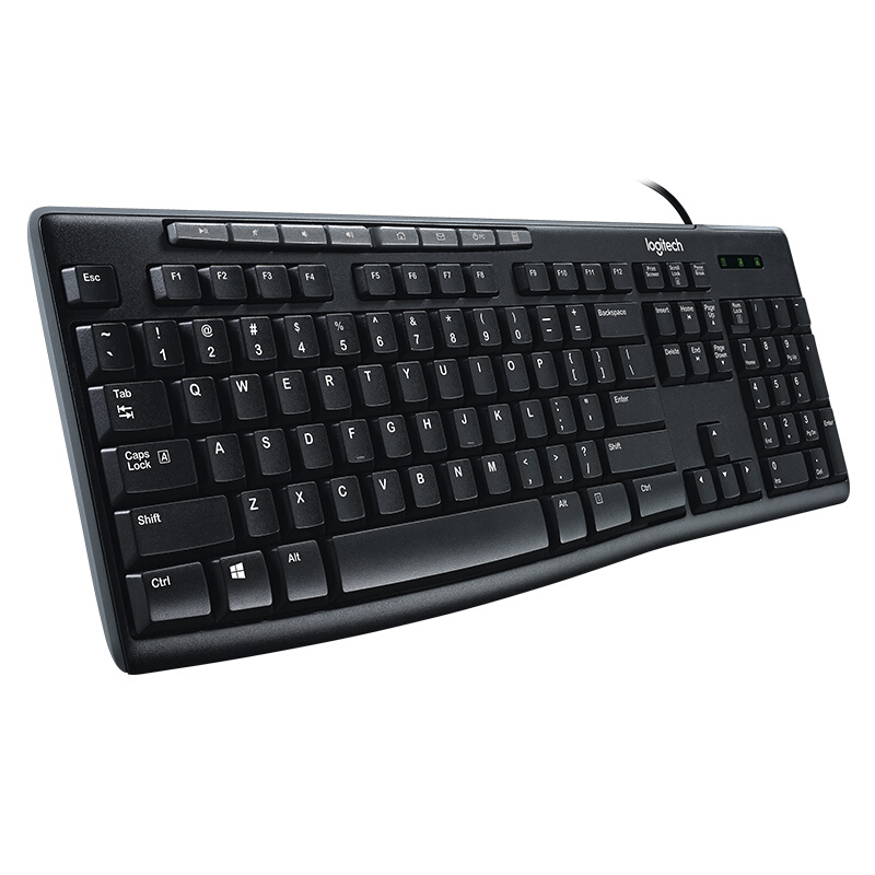 羅技（Logitech）K200 鍵盤 有線鍵盤 辦公鍵盤 全尺寸 黑色_http://02394.cn/img/images/C201910/1572506200442.jpg