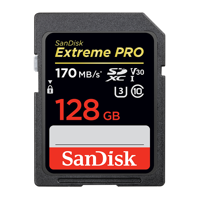 閃迪（SanDisk） 128GB SD存儲卡 讀速170MB/s U3 C10 V30 4K至尊超極速版_http://02394.cn/img/images/C202007/1594279419746.jpg