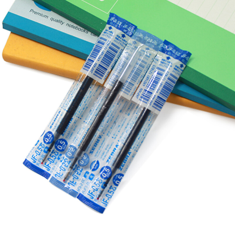 斑馬（ZEBRA）0.5mm按動中性筆芯 RJF5-BL/10支裝(藍(lán)色筆芯)_http://02394.cn/img/images/C202007/1594368586724.jpg