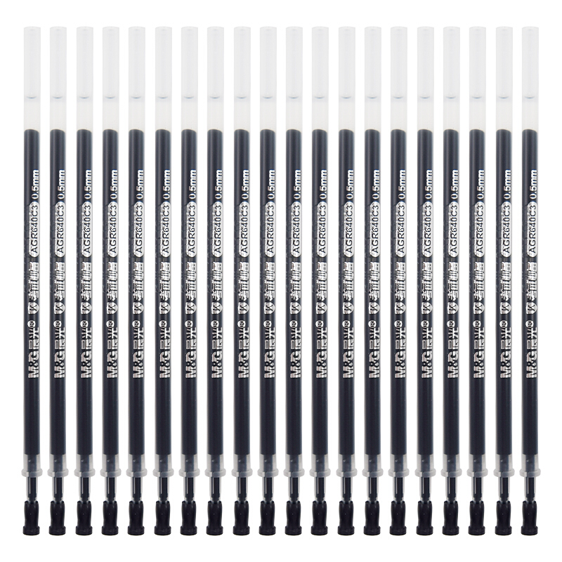 晨光（M&G）0.5mm全針管簽字筆替芯AGR640C3/20支裝(黑色)_http://02394.cn/img/images/C202007/1594779911160.jpg