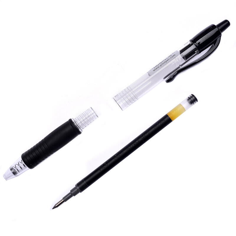 百樂(lè)（PILOT）BL-G2-5-B 按動(dòng)中性筆啫喱筆 簽字筆0.5mm 12支/盒 (黑色) _http://02394.cn/img/images/C202007/1594869775446.jpg