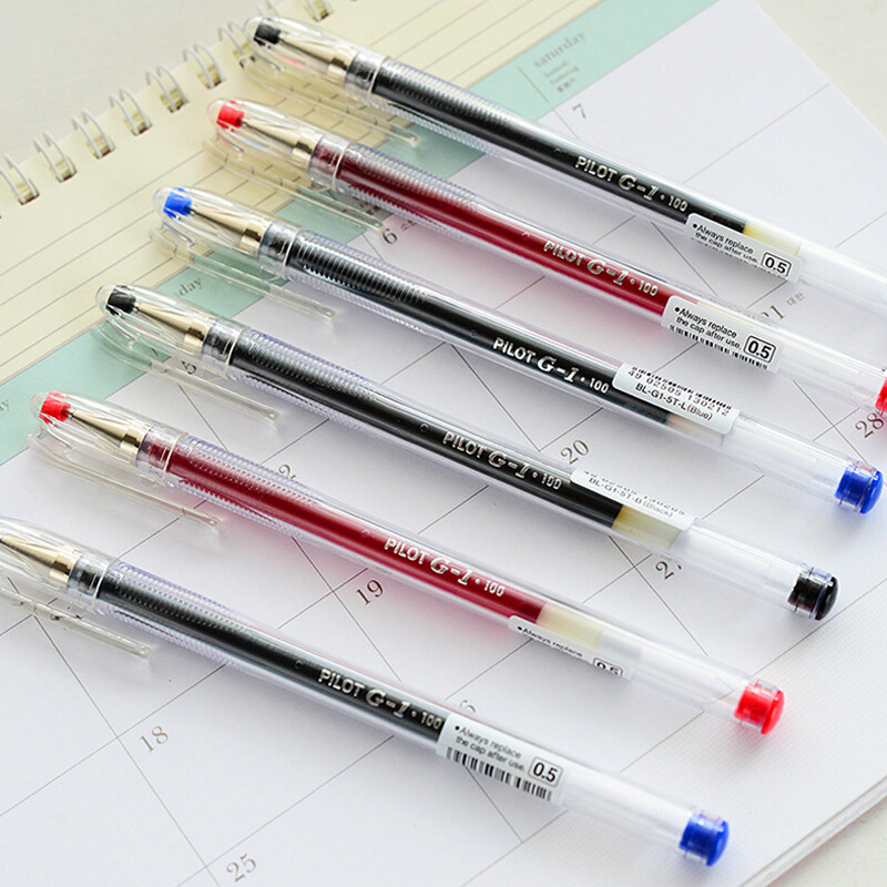 百樂(lè)（PILOT）BL-G1-5T 子彈頭中性筆啫喱筆 簽字筆0.5mm/12支裝（黑色）_http://02394.cn/img/images/C202009/1598929792082.jpg