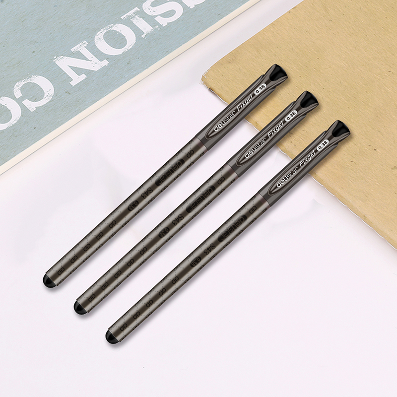 得力（deli）S43 財(cái)務(wù)專用中性筆 黑色簽字筆 0.38mm 12支盒_http://02394.cn/img/images/C202009/1599443882367.jpg