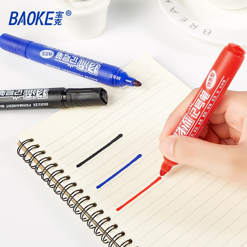 寶克（BAOKE） MP-291 油性快干物流記號筆 黑色 12支/盒_http://02394.cn/img/images/C202009/1599724029105.jpg