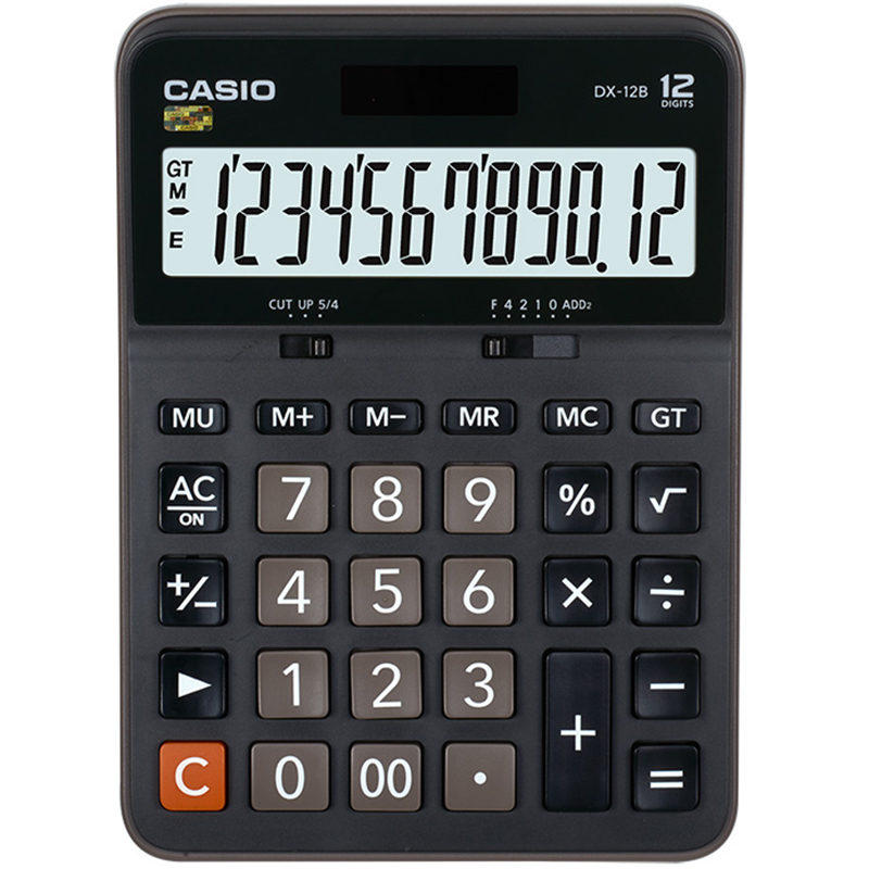 卡西歐（CASIO） DX-12B 商務(wù)計算器 大型機 黑色 DX-12S升級款_http://02394.cn/img/images/C202009/1600671375095.jpg