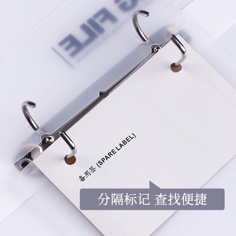 得力（deli） PE110-T A4打孔透明文件夾 半透明色_http://02394.cn/img/images/C202009/1600852318217.jpg