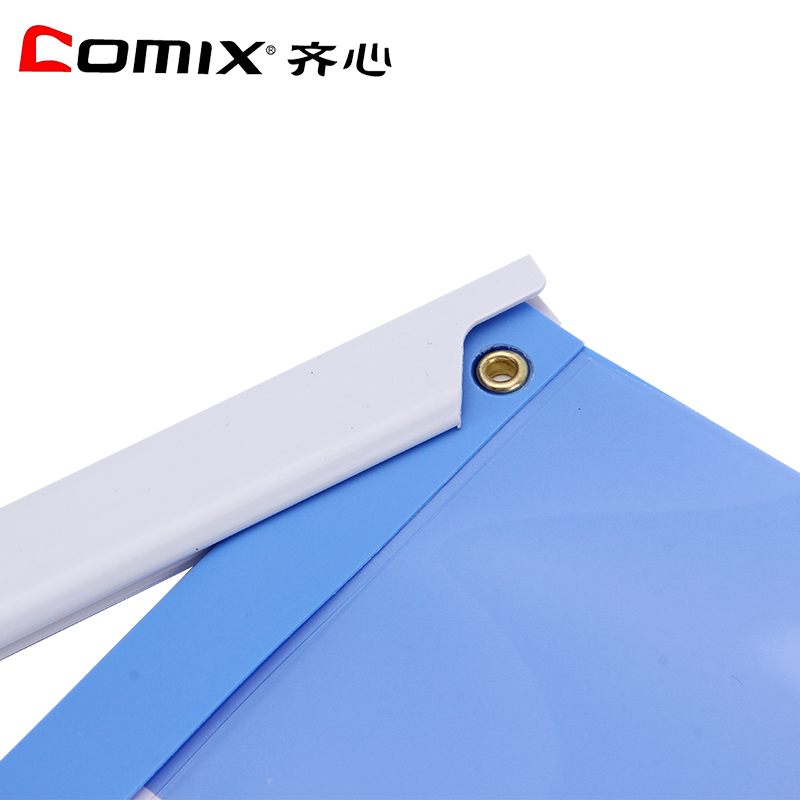齊心（COMIX） QW324A 辦公必備拉邊桿 報(bào)告夾 A4 10張 單個(gè)裝_http://02394.cn/img/images/C202010/1603684386370.jpg