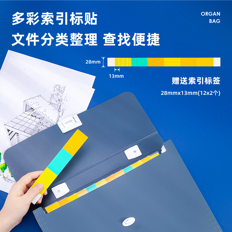 得力(deli)13格A4手提風(fēng)琴包多層文件夾 樂素系列學(xué)生試卷收納袋資料冊(cè)補(bǔ)習(xí)包 淺藍(lán)72593_http://02394.cn/img/images/C202107/1625818245452.jpg