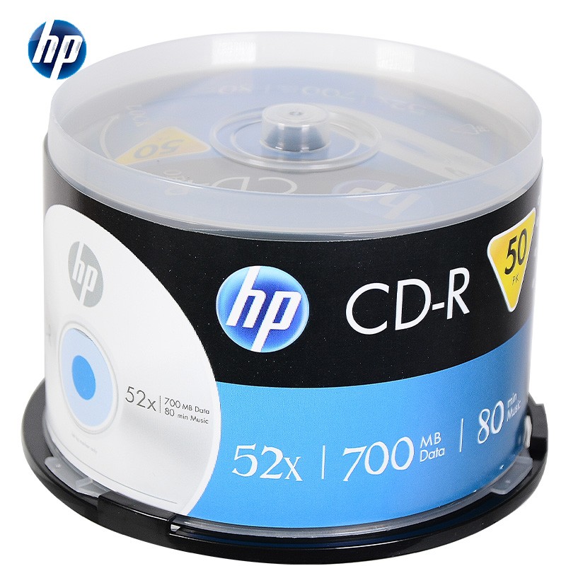惠普（HP） CD-R 光盤 52速700MB 桶裝50片_http://02394.cn/img/images/C202201/1641952978334.jpg