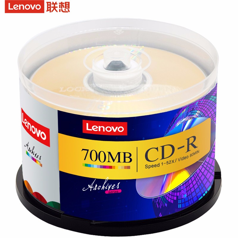 聯(lián)想（Lenovo）CD-R 光盤 52速700MB 桶裝50片_http://02394.cn/img/images/C202203/1648457406609.jpg