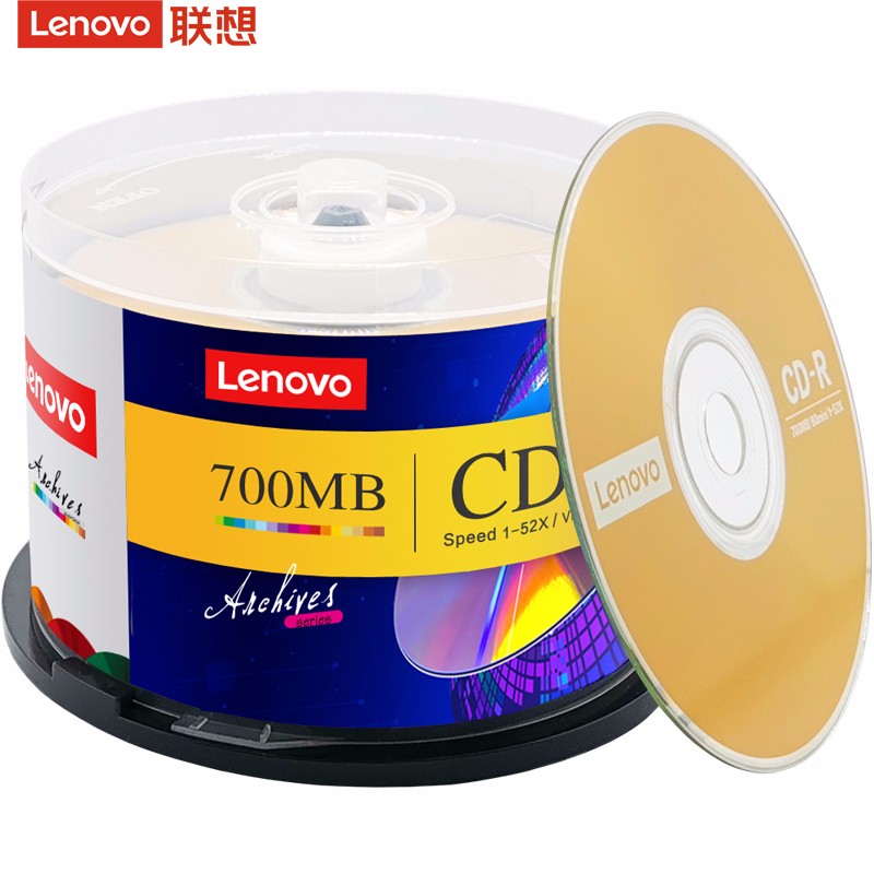 聯(lián)想（Lenovo）CD-R 光盤 52速700MB 桶裝50片_http://02394.cn/img/images/C202203/1648457406654.jpg