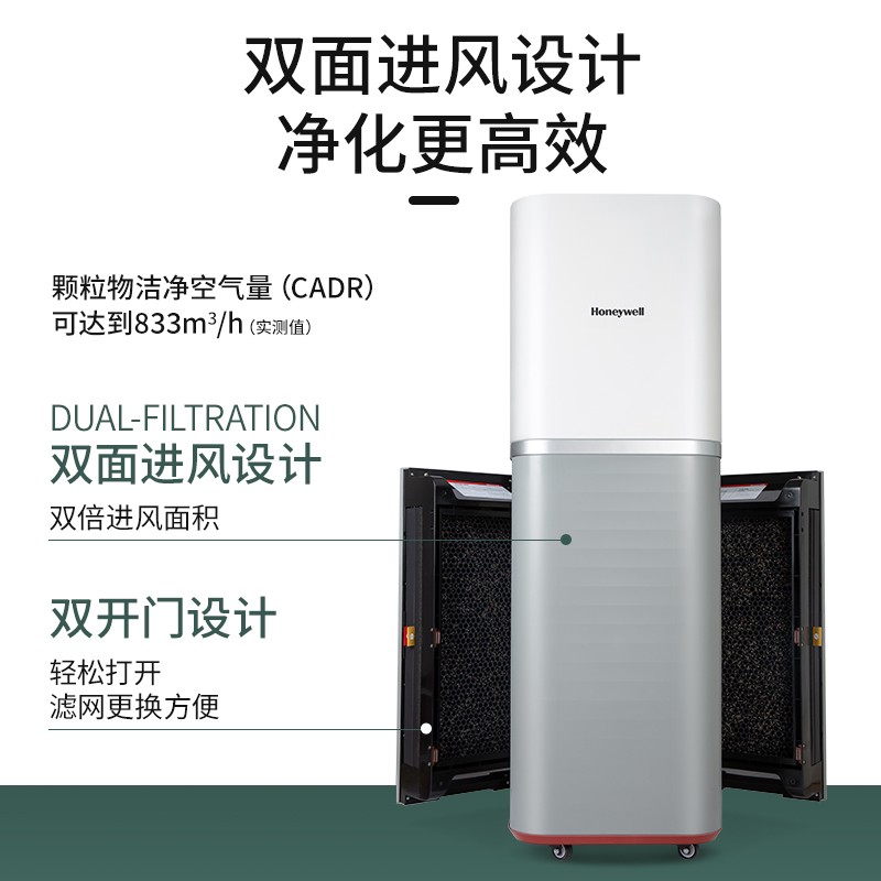 霍尼韋爾（Honeywell） KJ810G93W空氣凈化器 商務辦公除甲醛 大空間除霧霾凈化器遙控款_http://02394.cn/img/images/C202204/1648864513259.jpg