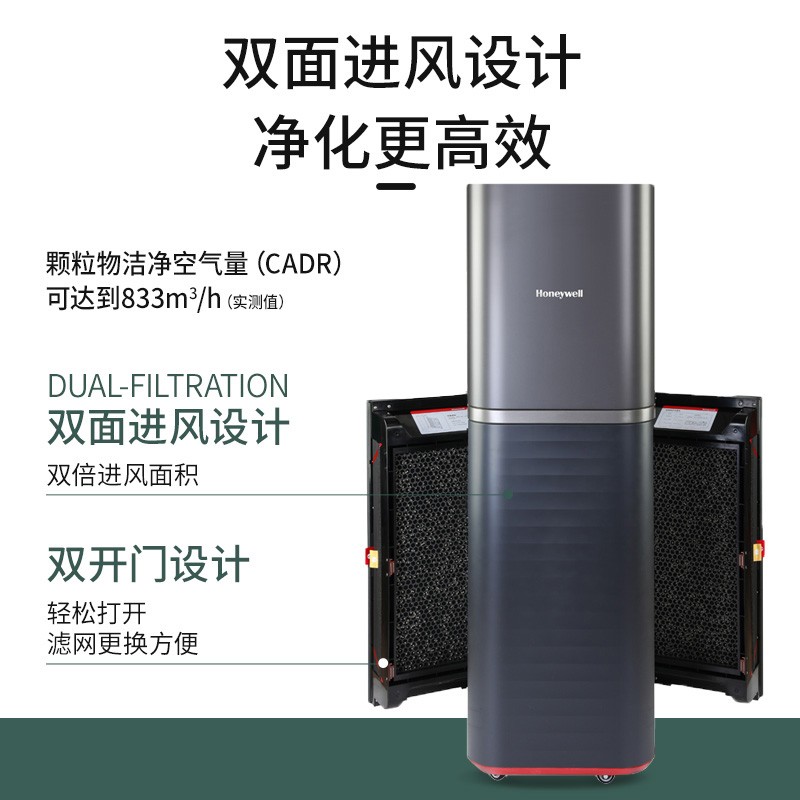 霍尼韋爾（Honeywell） KJ810G93G空氣凈化器 商務辦公除甲醛 大空間除霧霾凈化器遙控款_http://02394.cn/img/images/C202204/1648864602319.jpg