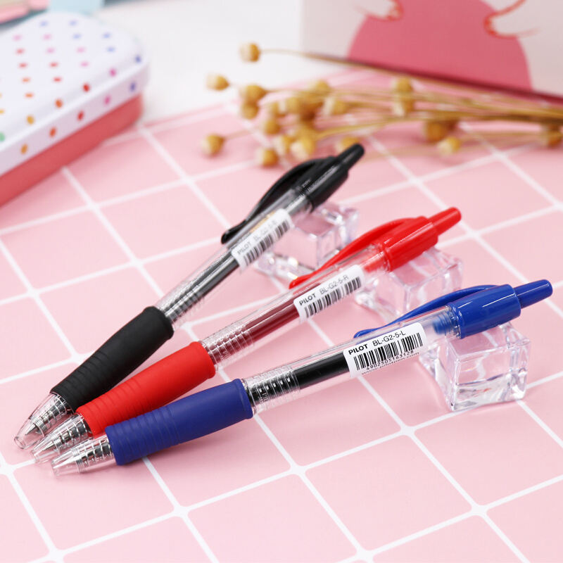 百樂（PILOT）BL-G2-5-R 按動中性筆啫喱筆 簽字筆0.5mm 12支/盒 (紅色) _http://02394.cn/img/sp/100/fdeea476-667d-4839-a5eb-cd366f0dafd6.jpg