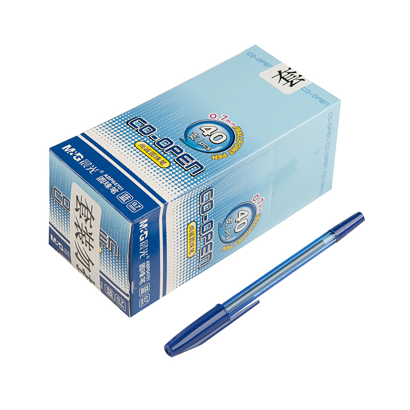 晨光（M&G） ABP64701 子彈頭圓珠筆 中油筆 原子筆0.7mm  (簡約藍(lán)色) _http://02394.cn/img/sp/101/586bc99c-dd6b-4a37-8643-95da146753d7.jpg