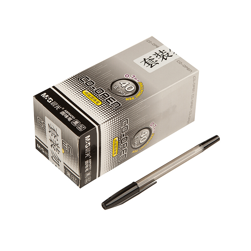 晨光（M&G） ABP64701 子彈頭圓珠筆 中油筆 原子筆0.7mm (簡約黑色) _http://02394.cn/img/sp/101/fcc8ba70-3884-4fab-8eeb-162f2f09b30a.jpg