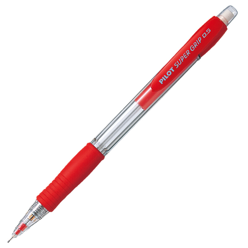 百樂(lè)（PILOT） H-185-SL 自動(dòng)鉛筆 透明筆桿0.5mm（紅色）_http://02394.cn/img/sp/102/604c20ef-3eef-4db6-adac-6e4c9bd170f8.jpg