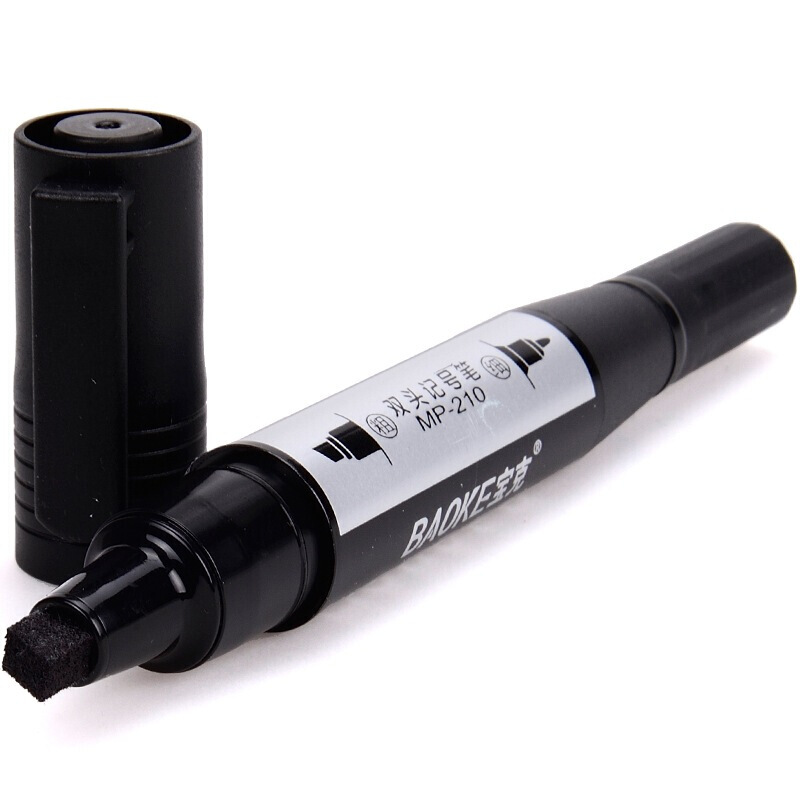寶克（BAOKE） MP-210 油性大雙頭記號筆 12支/盒（黑色）_http://02394.cn/img/sp/104/4a9aa616-1684-472a-9112-ef9a112179c8.jpg