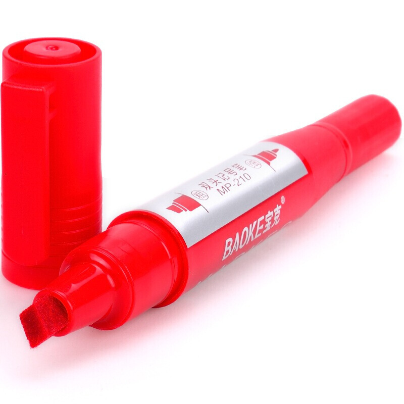 寶克（BAOKE） MP-210 油性大雙頭記號筆 12支/盒（紅色）_http://02394.cn/img/sp/104/a8f71ebc-cad4-4aae-91ae-193652ffe9c9.jpg