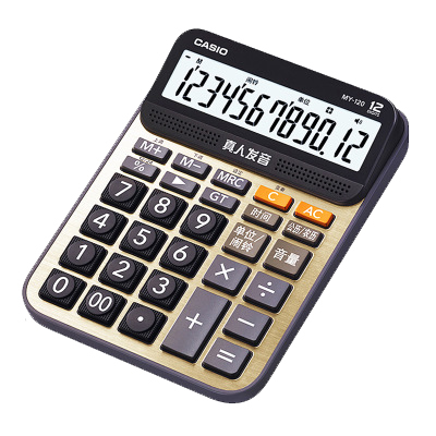 卡西歐（CASIO） MY-120B 語音計(jì)算器 金色_http://02394.cn/img/sp/139/cf68f137-a2eb-4e93-b1d1-92538f28ffe7.jpg