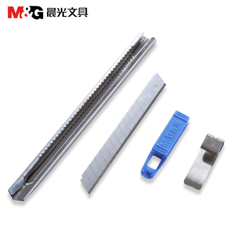 晨光（M&G） ASS91314 金屬美工刀 裁紙刀 壁紙刀 顏色隨機_http://02394.cn/img/sp/142/e5dc9ecf-ae58-46b7-81d6-f4b009cdc1da.jpg